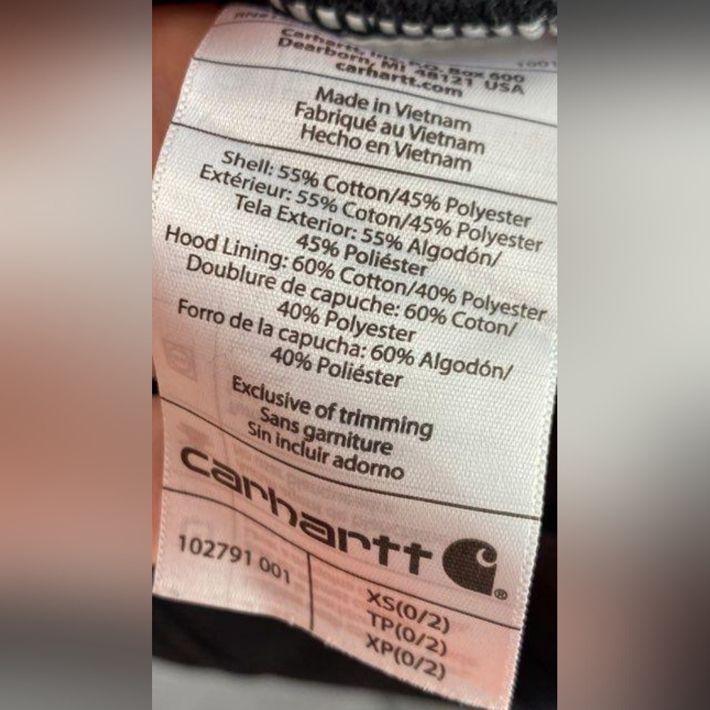 Carhartt Relaxed Fit Logo Sleeve Graphic Sweatshirt Size XS NWOT MSRP $54.99 - Picture 6 of 6